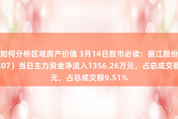 如何分析区域房产价值 3月14日股市必读：振江股份（603507）当日主力资金净流入1356.26万元，占总成交额9.51%